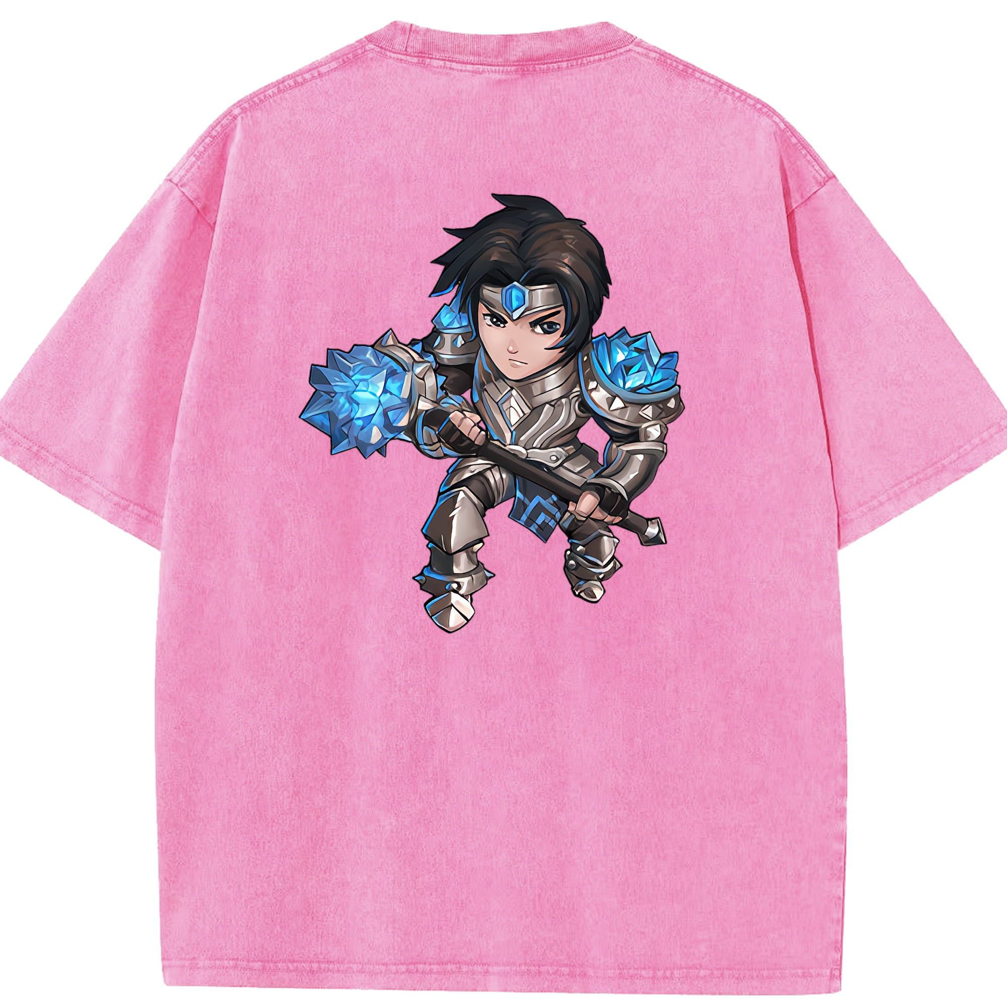 リーグ・オブ・レジェンド League of Legends LOL 綿100% ヴィンテージ風 半袖Tシャツ（背面プリント）